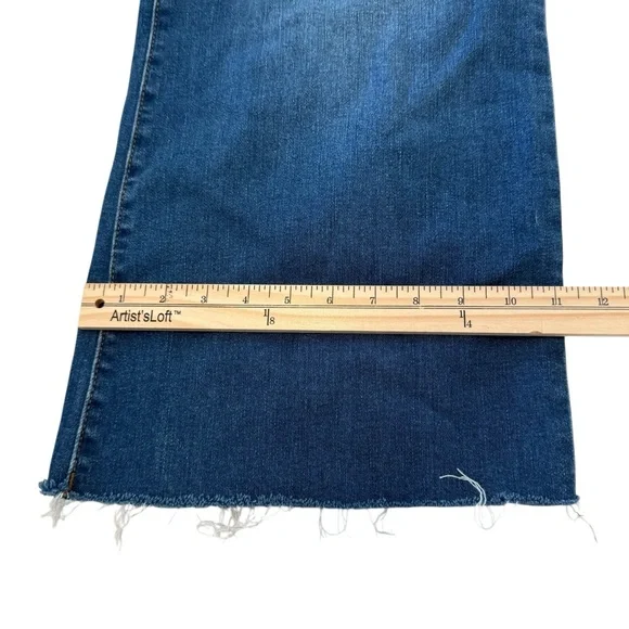 KUT From The Kloth Womens Meg Fab AB Wide Leg High Rise Jeans Size 8 Blue Denim - Picture 6 of 10